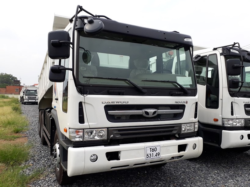 Xe ben Daewoo 3 chân 10 khối 3