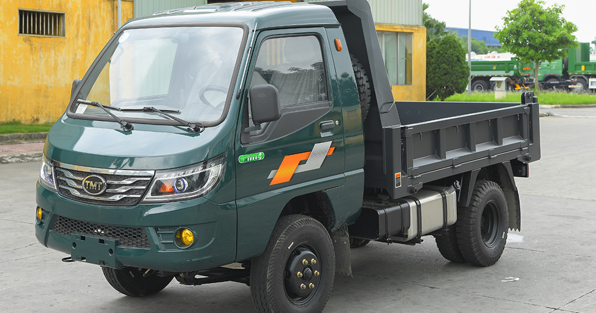 xe ben 1 tấn 1 khối tmt zb5010 lốp đôi 990kg