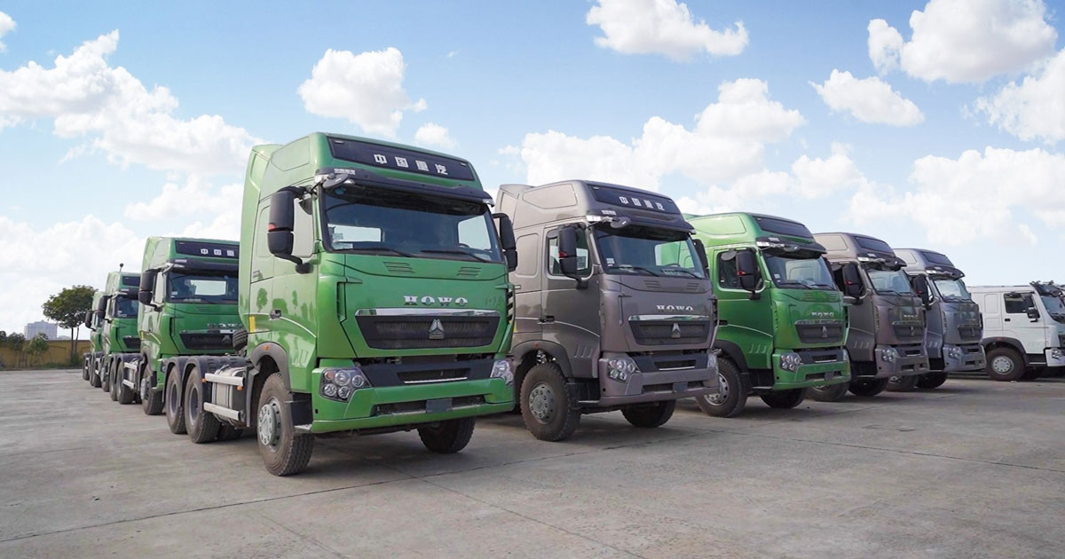 Xe đầu kéo 420HP cầu dầu Howo Sino Truck Cabin A7