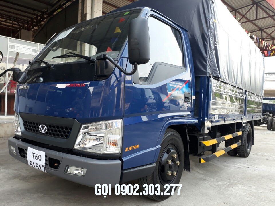 Xe tải Đô Thành iz49 thùng mui bạt 2,4 tấn