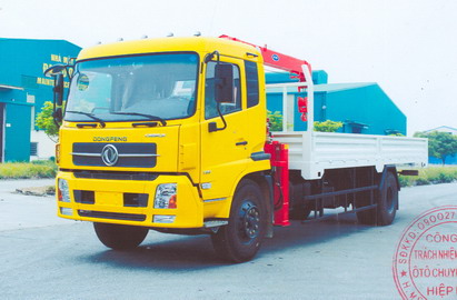 Xe tải cẩu dongfeng B190 gắn cẩu