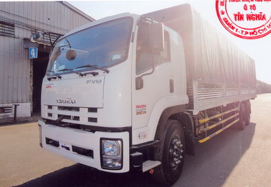 xe tải isuzu thùng mui bạt 15 tấn dài